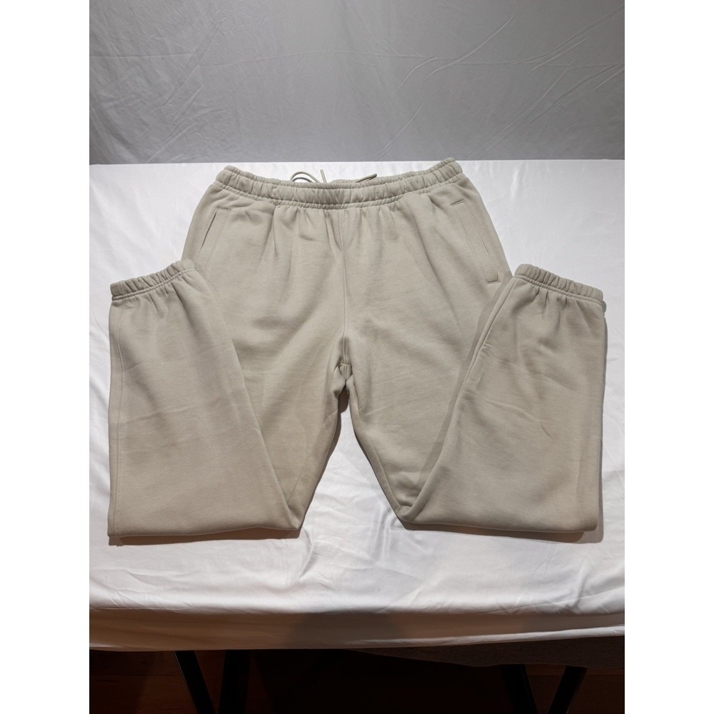 Goodfellow & Co Heavyweight Jogger Sweat Pants Light Tan Size Large Pockets